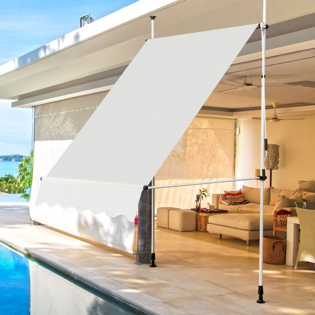 Coast Telescopische Luifel - Waterdicht - 150 x 120 cm - Beige