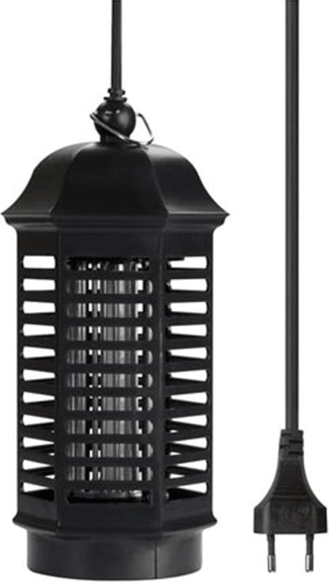 Perel - Elektrische Insectenverdelger - 4W - 9,4x9,4x25 cm - Zwart