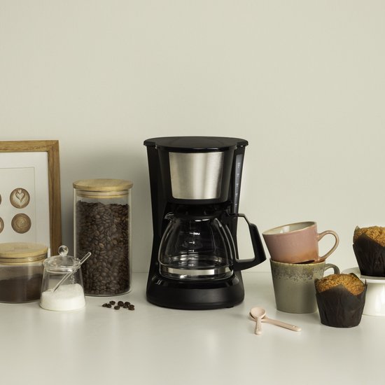Tristar Koffiezetapparaat filterkoffie 600W - CM-1281 - 0,75L, 6 koppen - Camping geschikt - Zwart
