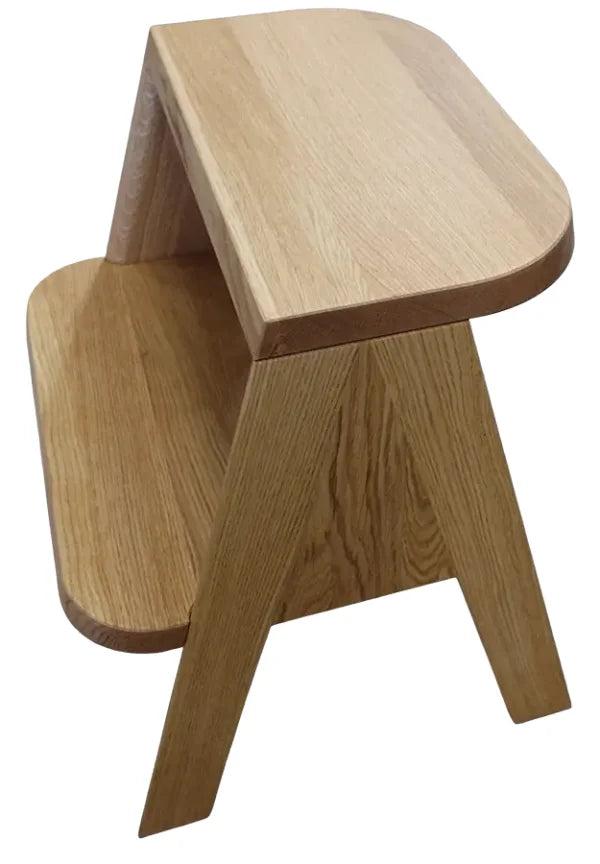 HAY Butler Bijzettafeltje / Krukje – Eikenhout – 50,5 × 42 × 49,5 cm