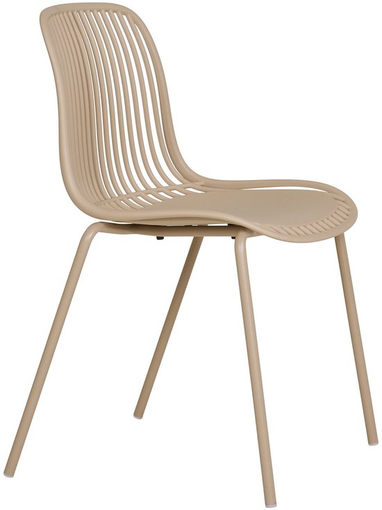 House Nordic Branson Stapelstoel - 55x47x82cm - Zand