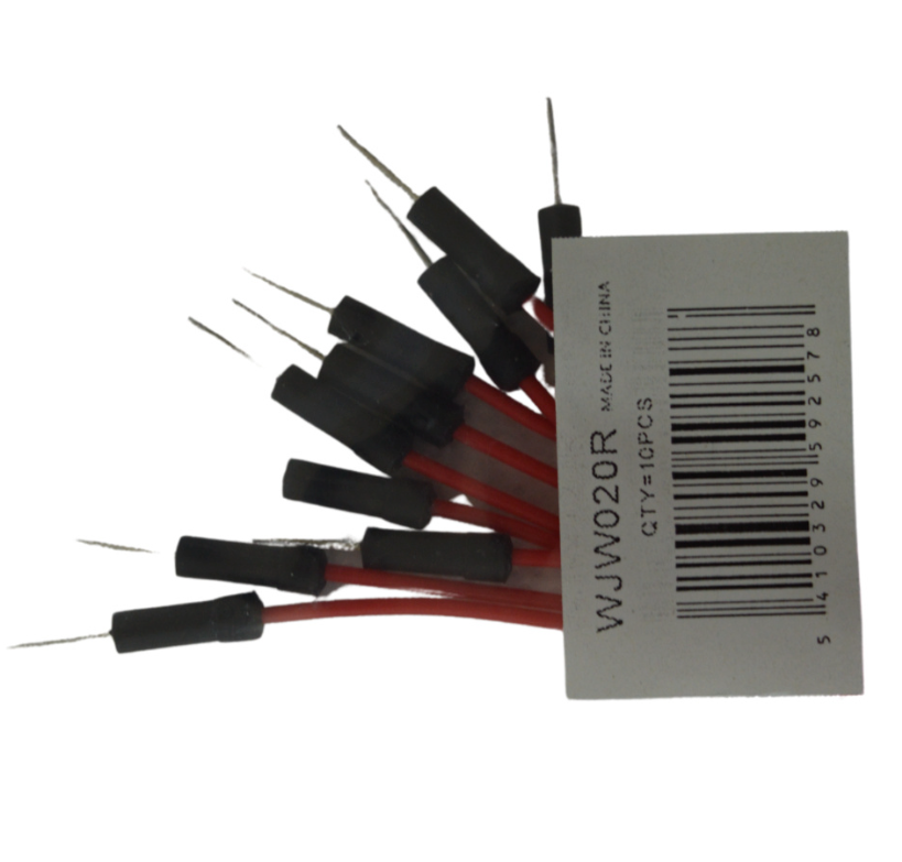 Jumper Wire Set, 10Pcs / Kit, 20 Cm Long, Red Color