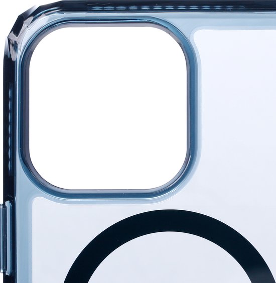 SoSkild iPhone 15 Pro Hoesje MagSafe - Defend Heavy Impact Case - Doorzichtig Magnetisch Magsafe Hoesje - Smokey Grey