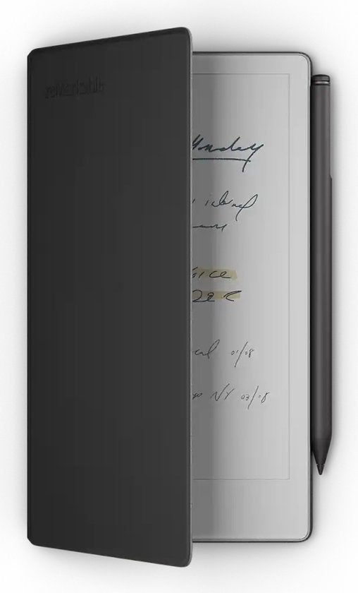 reMarkable Book Folio Premium Leather Black voor Paper Pro Move 7,3"