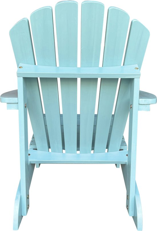 AXI Carmen Adirondack Stoel – Houten loungestoel met armleuningen – Hoge rugleuning - 90,5x78,4x93cm