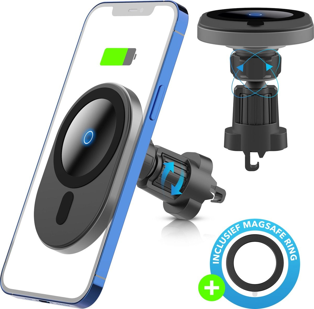 MagSafe Autohouder – Magnetische Telefoonhouder voor Auto – Universeel en Stevig