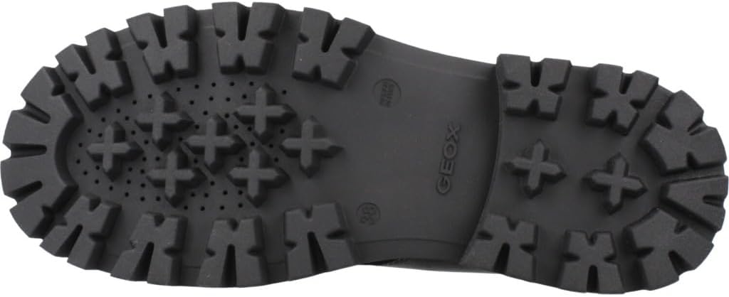 Geox J Maquinnens Girl Uniform Jurk Schoenen Zwart - Maat 41 EU - Ademende Derby Instapschoenen