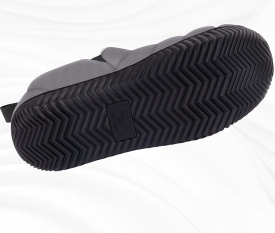 Pantoffels Heren - Sloffen - Grijs - Anti-slip - Maat 46/47 - Comfeet