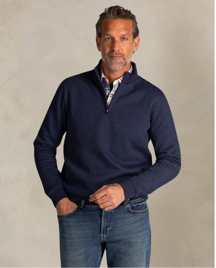 NZA Half Zip Pullover - Navy - Maat XL