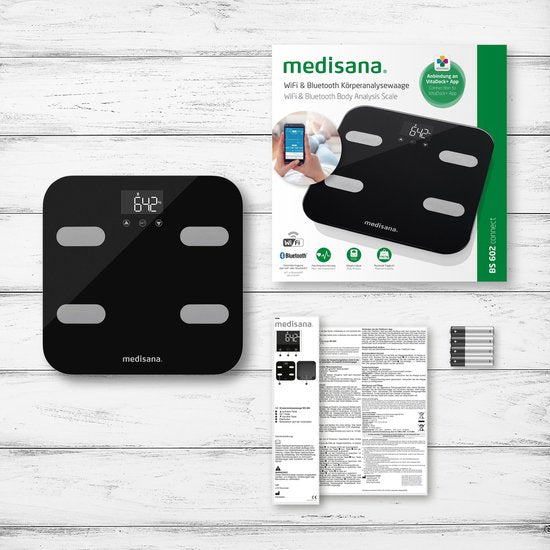 medisana BS 602 - Connect lichaamsanalyse weegschaal (WiFi)