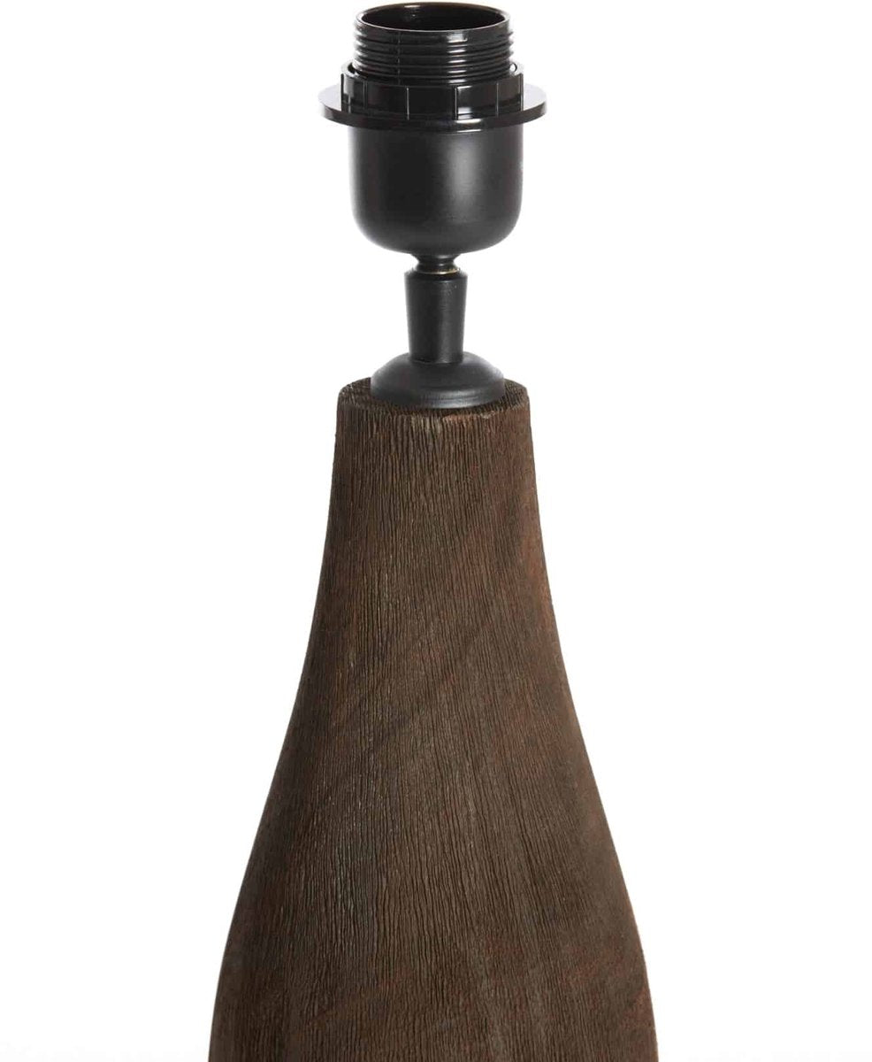 Light & Living Tafellamp Trapino Ø13x32 cm - Bruin - Modern en Sfeervol Design