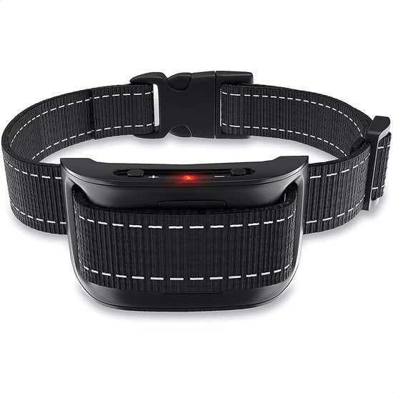 Strex Anti Blafband voor Honden - 3-60KG - Zonder Schok - Vibratie en Audio - Anti Blaf Band