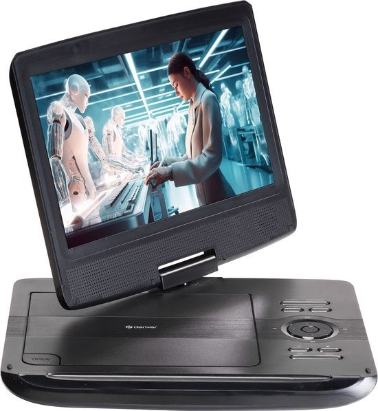 Denver Draagbare DVD Speler Auto - 10 inch - Incl. Hoofdsteunhouder - USB - Draaibaar Scherm - MT1097