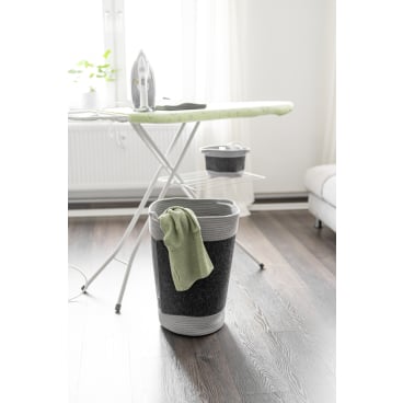 WENKO Bea Wasmand Donkergrijs - 75L - Gerecycled Polyester Vilt