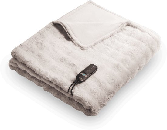 Duux Yentl Bubble Elektrisch Warmtedeken 200x200 cm – 9 standen – Grijs