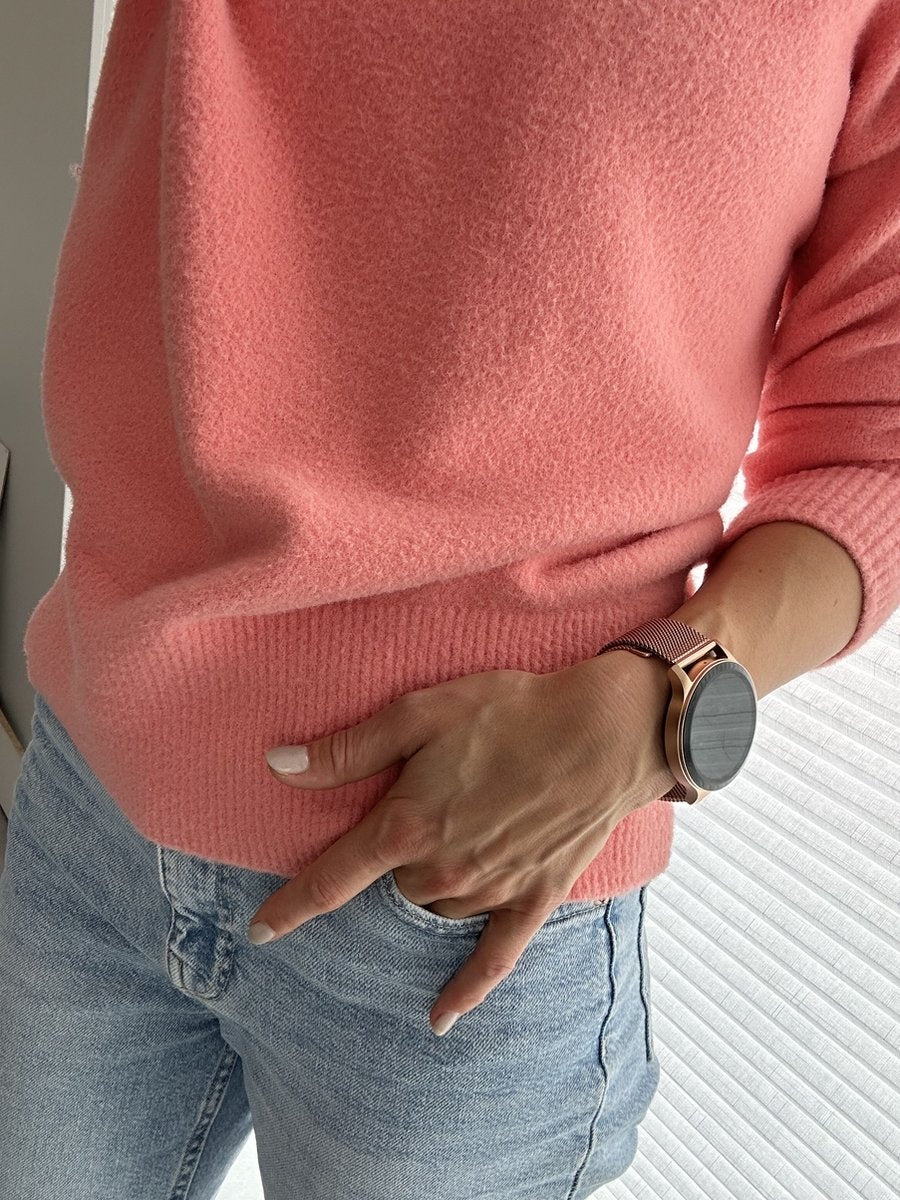 FITAGE Sporthorloge - Smartwatch - Stappenteller Horloge- Smartwatches - Activity Tracker - GPS - Dames en Heren - Roze