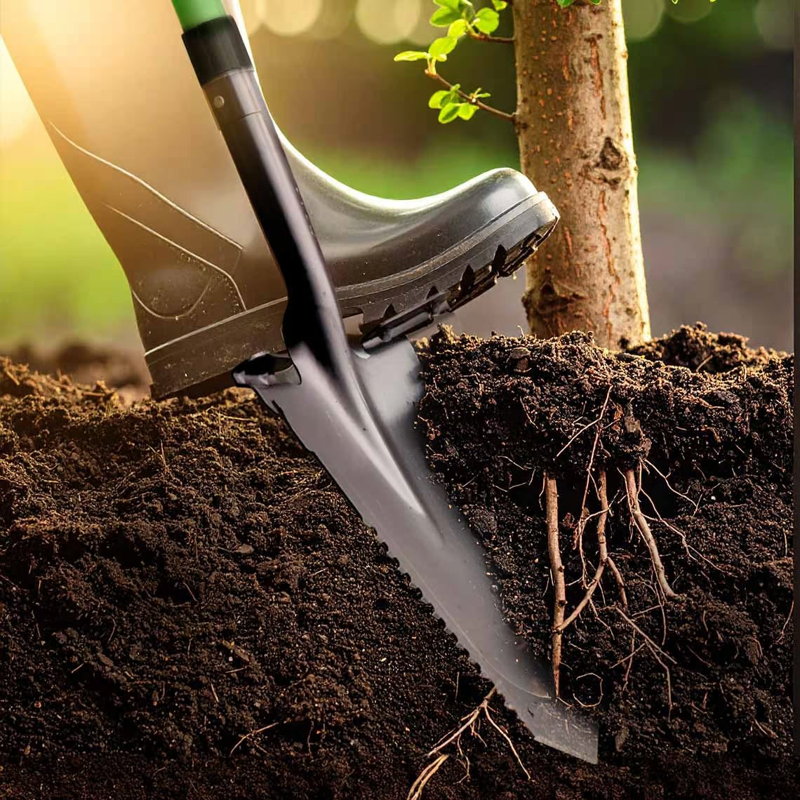 Hammersmith RayzerShovel All-in-One Spade - Sterke Carbonstalen Constructie - Geschikt voor Graven en Zagen - Softtouch Handgreep