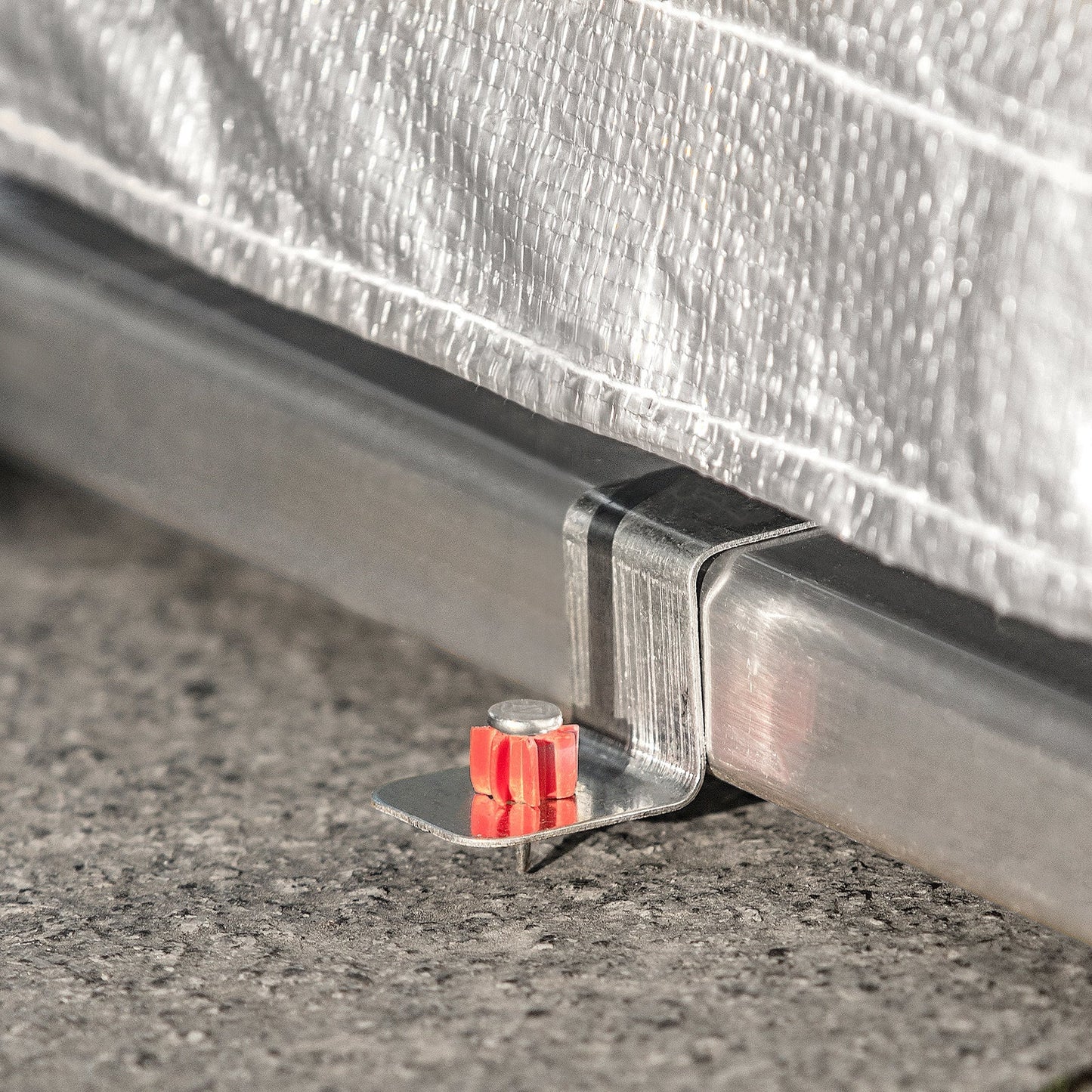 SoBuy Fietsgarage KLS11 - Multifunctionele Outdoor Fietsenstalling - Zilver - 120 x 176 x 163 cm - Weerbestendig