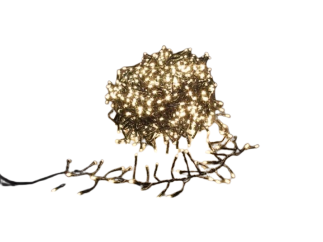 twistlight LED lichtsnoer – 18 m - 1530 warm witte leds - zwart snoer - Ø 5 mm