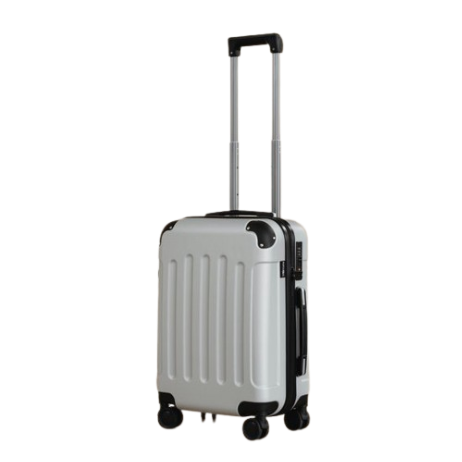 Pathsail® Handbagage Koffer 40L x 55CM - ABS - Lichtgewicht Trolley - Incl. TSA slot & Spinner wielen - Silver