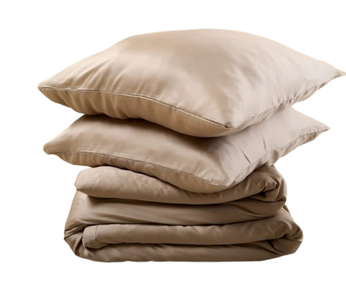 Sjumo Tencel™ Sateen Dekbedovertrek – Ultrazacht & Ademend – 140x220 cm – Honey Glow – Inclusief Kussensloop