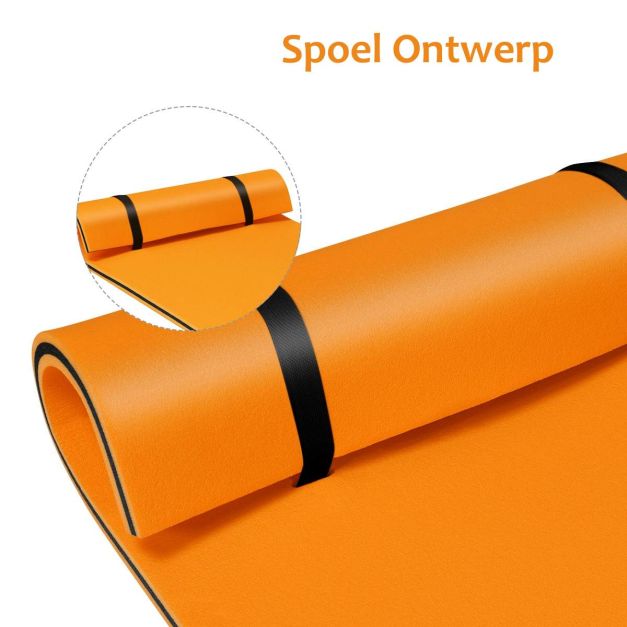 Coast Watermat Drijfmat - Max. 60 kg - 210 x 66 kg - Oranje