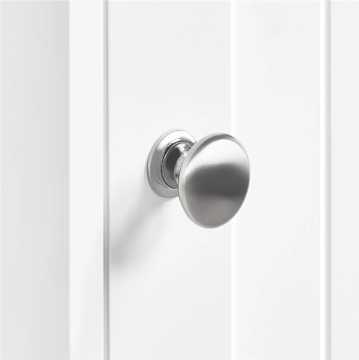Yaheetech Wastafelmeubel Met Verstelbare Planken – Voorzien Van Sifon-Uitsparing En Open Zijvakken En Kastdeur – Voor Badkamer En Toilet – Wit Mdf – 90 x 30 x 60 cm