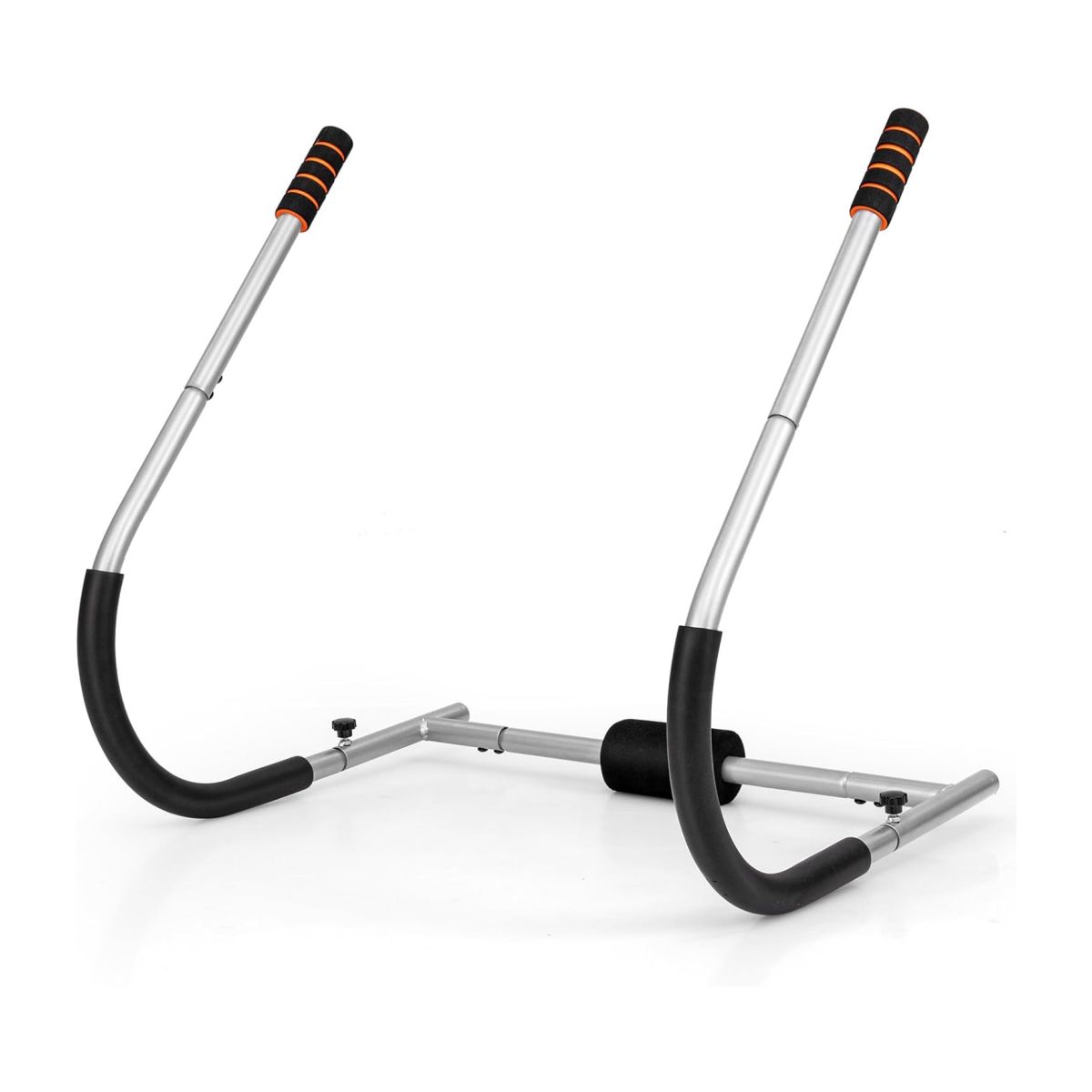 Coast Buiktrainer - opvouwbaar - met gevoerde hoofd- en neksteun - zwart/zilver