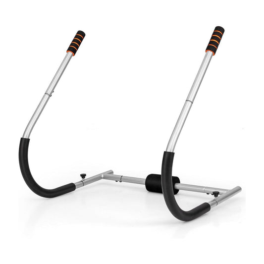 Coast Buiktrainer - opvouwbaar - met gevoerde hoofd- en neksteun - zwart/zilver