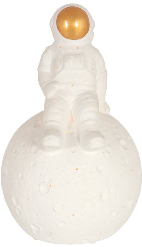 Anne Lighting tafellamp Jazz - wit - keramiek - 13 cm - E14 fitting - 3108W