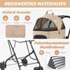 Coast 3-in-1 Hondenbuggy - Beige - Opvouwbaar - 53 x 84 x 105 cm