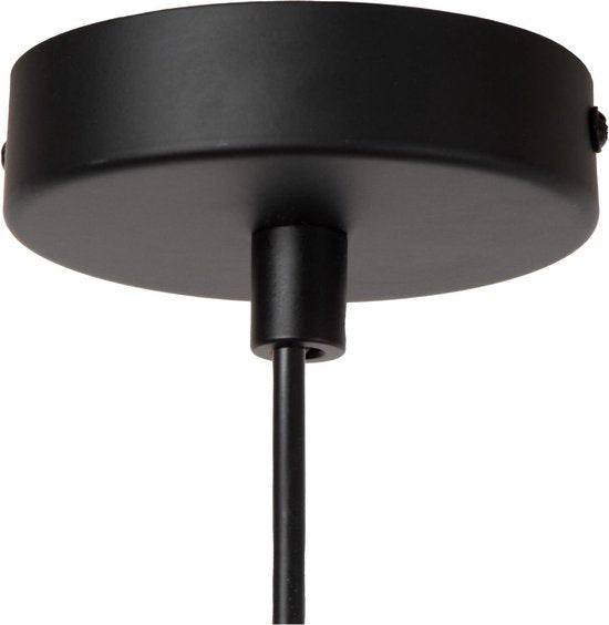 Lucide NINJA - Hanglamp - Ø 11,5 cm - 1xE27 - Geel - Japandi