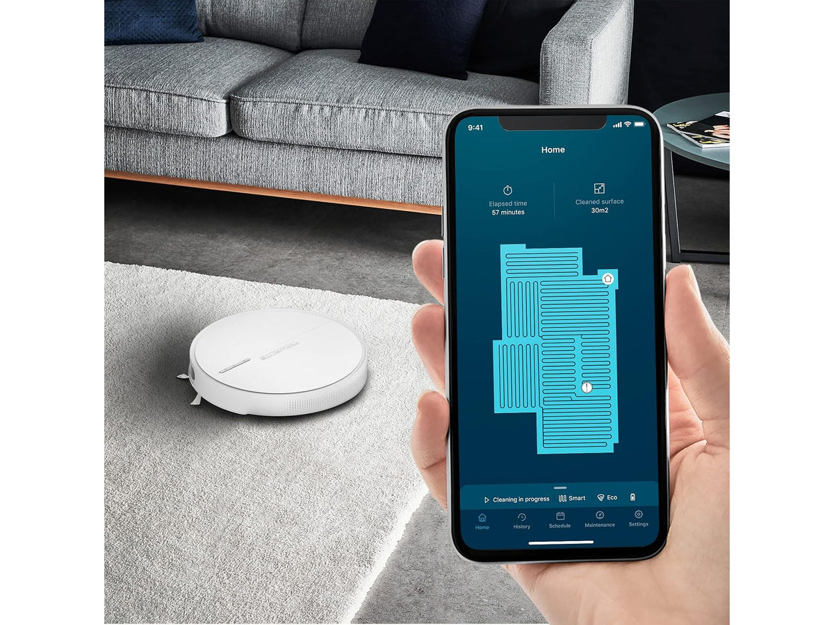Rowenta X-Plorer Series 60 Robotstofzuiger RR7437 – 2-in-1 Met Dweilfunctie En Smart Navigation – Zwart