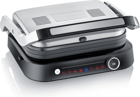 Severin KG2395 Contactgrill SEVINI Pro - 7 Automatische programma's - Antiaanbaklaag - tot 230 °C