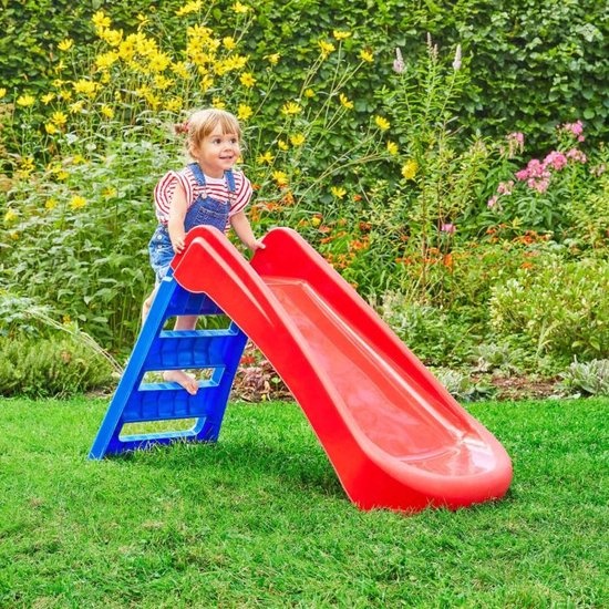 Palplay Opvouwbare Glijbaan - Max 30 kg - Rood/Blauw