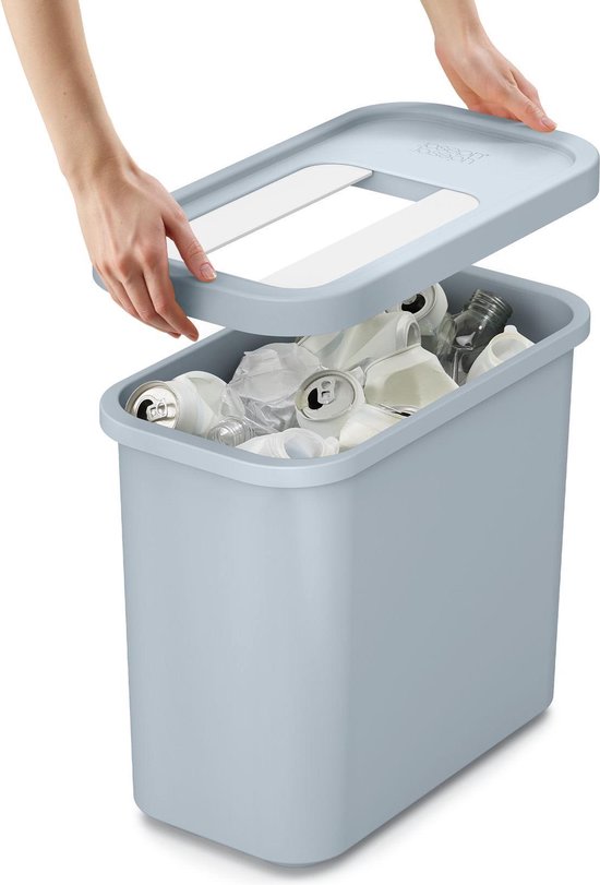Joseph Joseph - GoRecycle - Recycling Afvalemmer - Set van 2 Stuks - 46 liter - Blauw