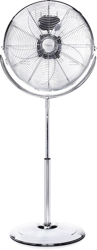 Statiefventilator XL 45 cm – Metalen Behuizing – Krachtige Luchtstroom – 3 Snelheden – Oscillerend – Tristar VE-5975