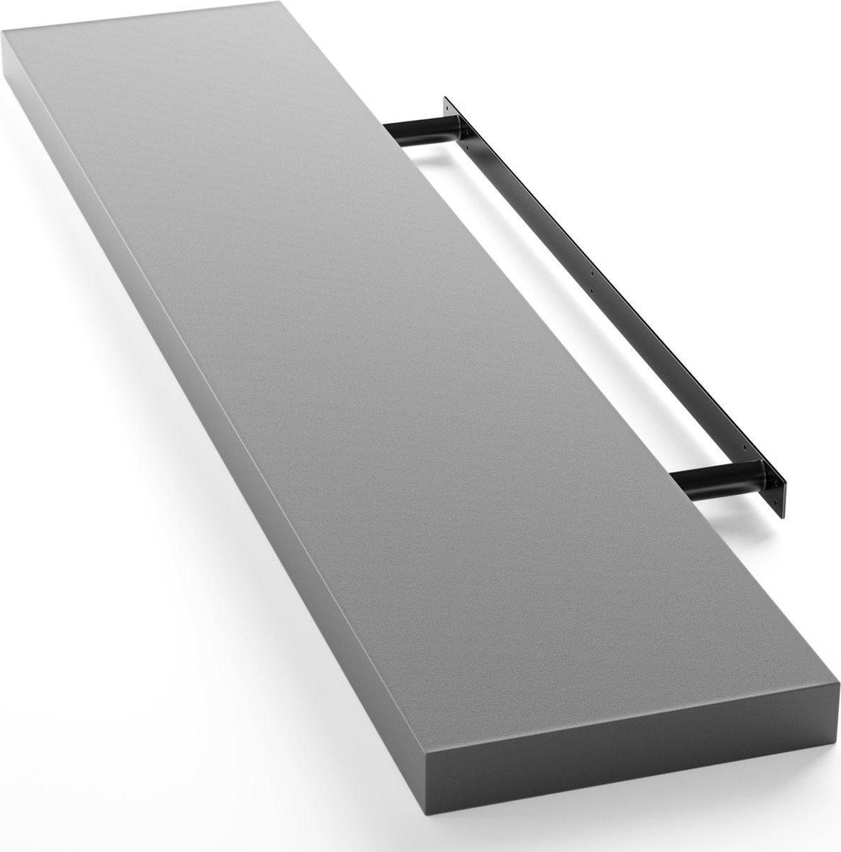 Casaria Wandplank - 110x23x4cm 15kg Belastbaar - Grijs