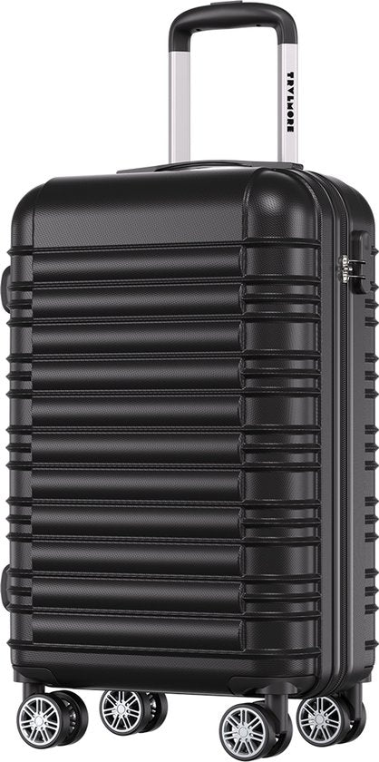 TRVLMORE Handbagage Koffer - 38L - Cijferslot - Lichtgewicht - Trolley - 54x36x20cm - Past binnen 55x40x20 cm - Zwart