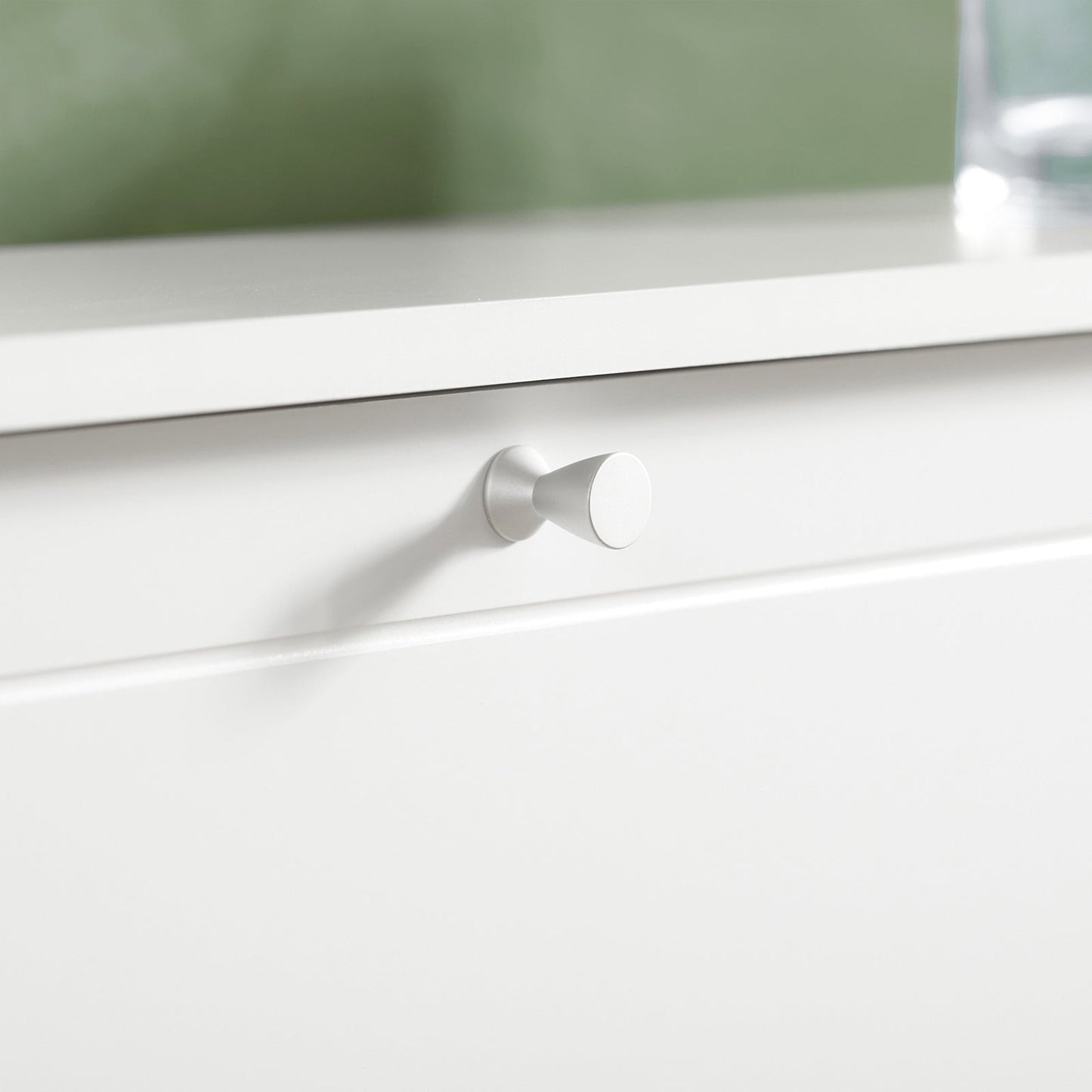 SoBuy Schoenenkast met 2 Lades - MDF - 76 x 18 x 78 cm - Wit