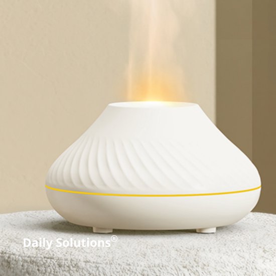 Daily Solutions® Aroma diffuser - Geur en Kleur - Luchtbevochtiger - aromadiffusers - Vernevelaar - Wit