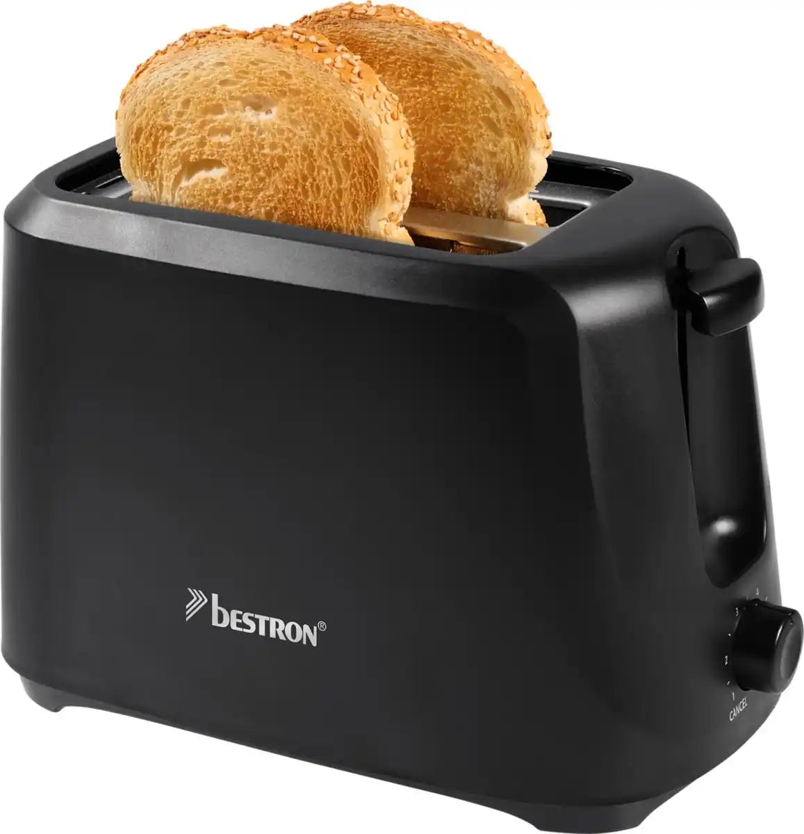 Bestron ATS1230 Broodrooster - 700 W - 6 Bruiningsniveaus - Zwart