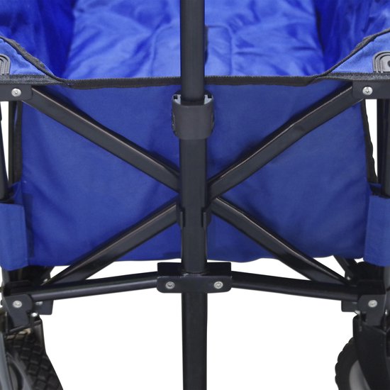 AXI AB110 Opvouwbare Bolderwagen in Blauw - Bolderkar - Inclusief handige draagtas - Metaal