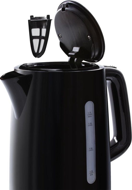 Tomado TWK1701B Waterkoker - 1.7L - Aluminium - BPA vrij - 2200W - 15x22x22.50 cm - Zwart