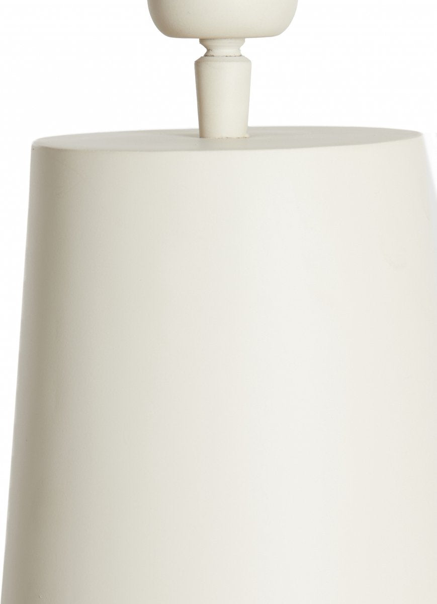 Yelos Lampvoet Ø18x43 cm - Mat Crème - Tijdloos en Stijlvol Design