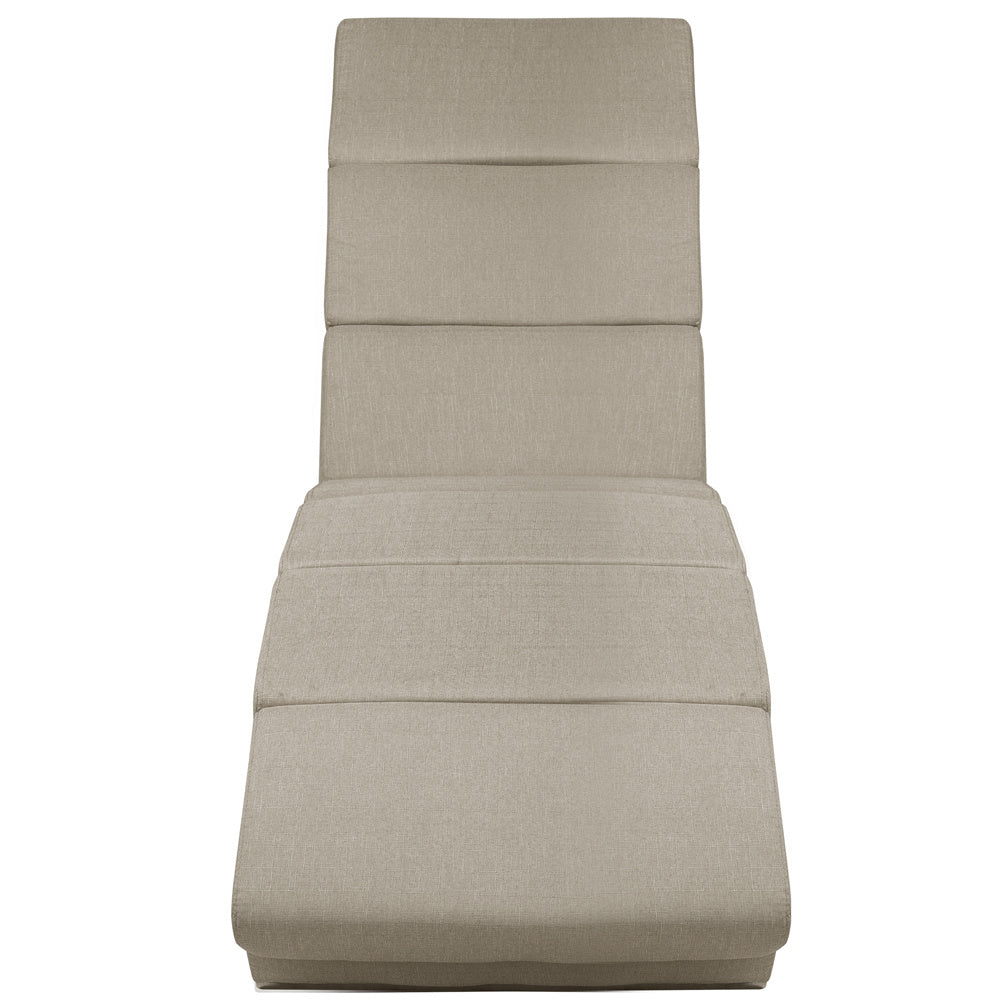 Casaria Relaxfauteuil - Massage en Verwarmingsfunctie - Zandkleur