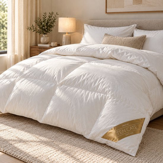 Ten Cate 100% Ganzendonzen 4-Seizoenen Dekbed - 240x200 cm - Luxe Ganzendons - Ademend - Vochtregulerend