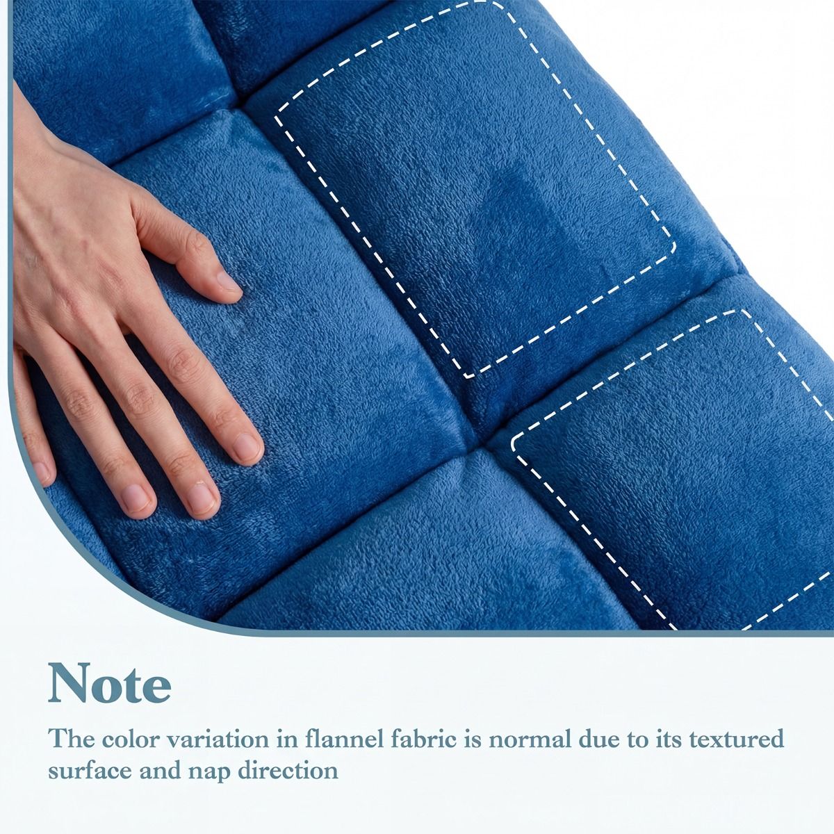 Coast Opvouwbare Tatami-ligstoel - verstelbare rugleuning in 14 standen - schuim met hoge dichtheid - blauw