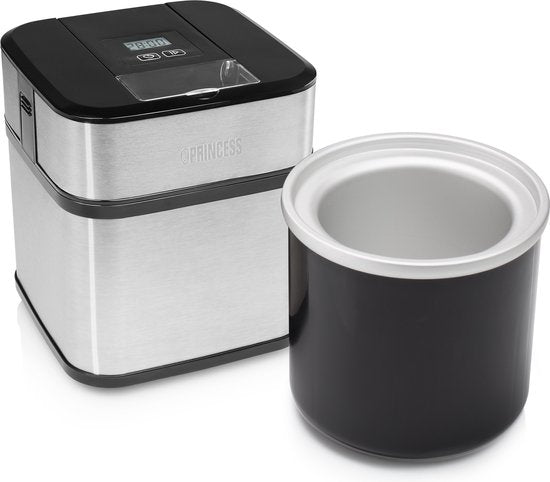 Princess 282605 - IJsmachine - 1.5 liter - Roomijs - Yoghurtijs - Frozen Yoghurt - Sorbetijs - IJsmaker - Compact