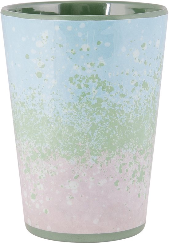 Bo-Camp - Beker - Halo - Blauw/Groen - 4 Stuks